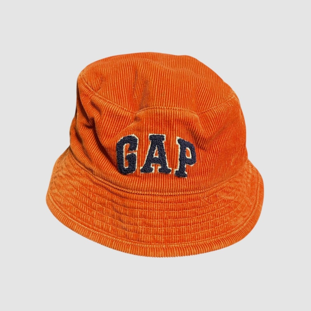 GAP Orange Corduroy Bucket Hat